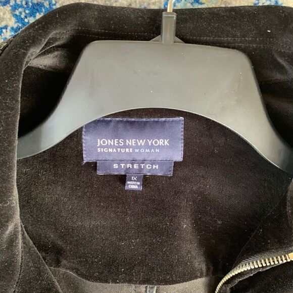 Jones New York Black Jacket Size 1x - Picture 2 of 2